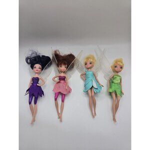 Sparkle Disney Fairies Secret Of The Wings 5" Figures Lot Of 4 One Broken Wing